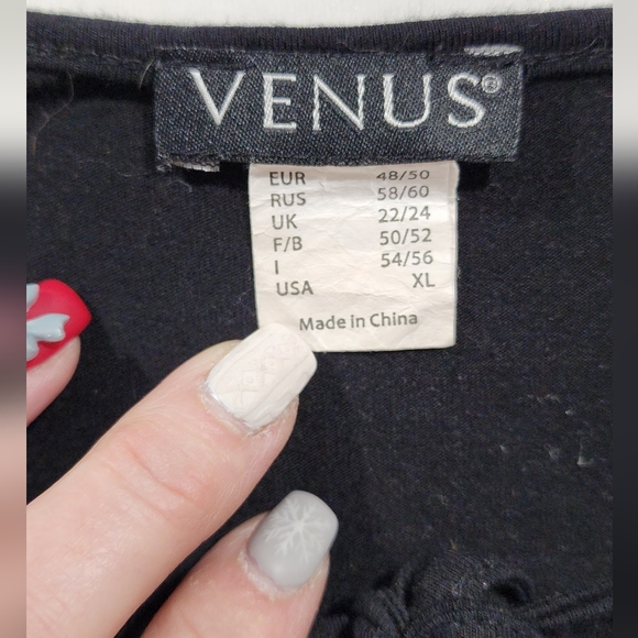 Black Swimsuit Cover-up XL - Picture 4 of 4